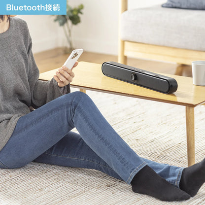 Bluetooth-enabled slim soundbar speaker MM-SPSBA4