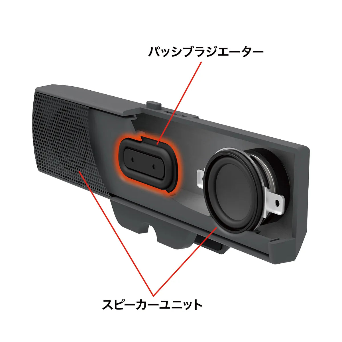 USB Soundbar Speaker MM-SPU17BKN