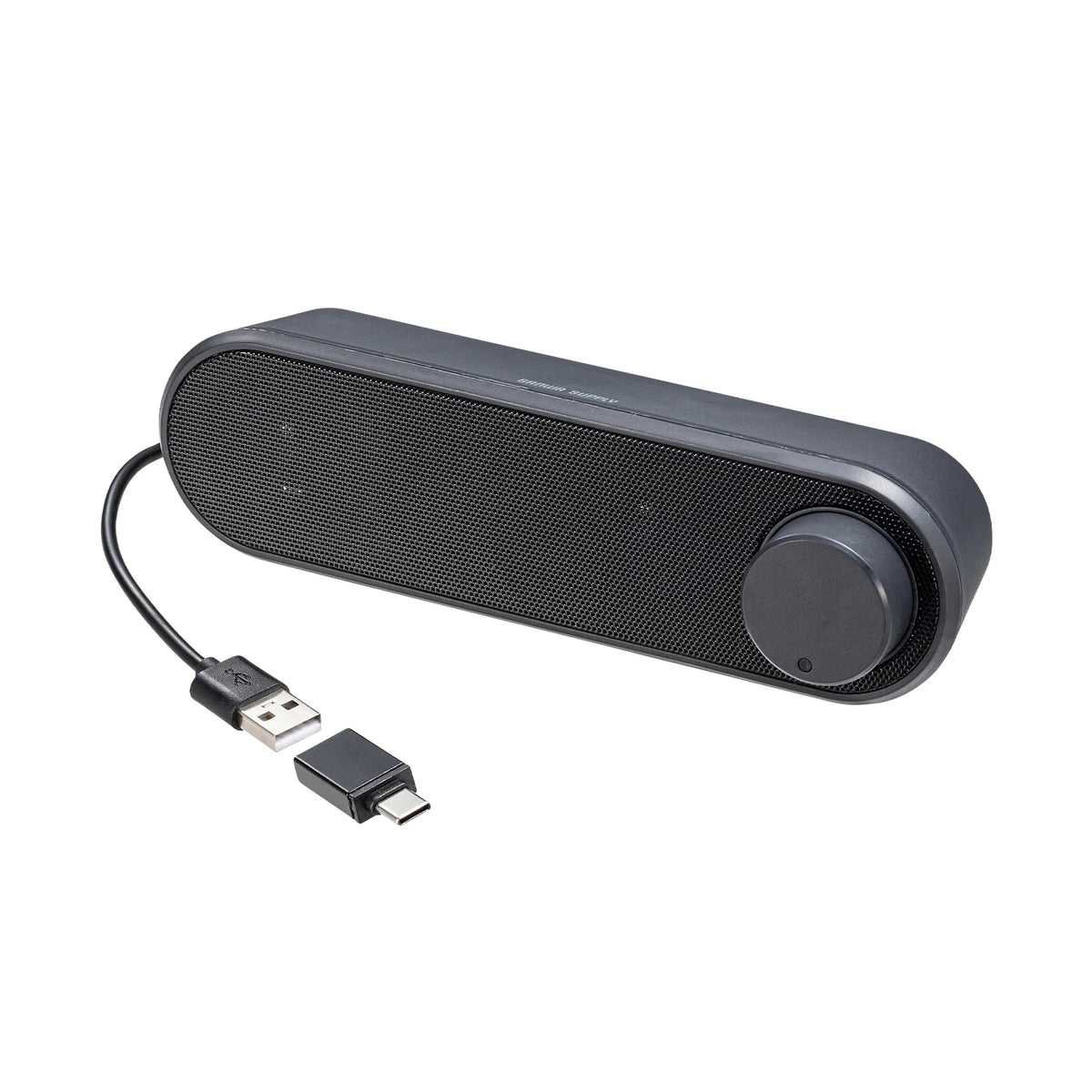 Slim USB speaker (horizontal type) MM-SPU25BK