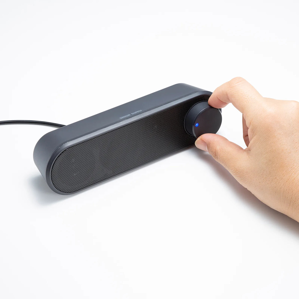 Slim USB speaker (horizontal type) MM-SPU25BK