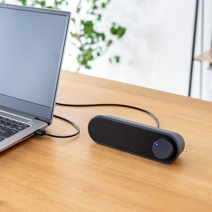 Slim USB speaker (horizontal type) MM-SPU25BK