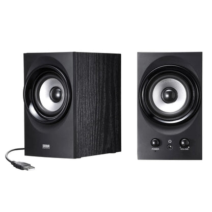 ハイパワーUSBスピーカー(ブラック） MM-SPU9BKN