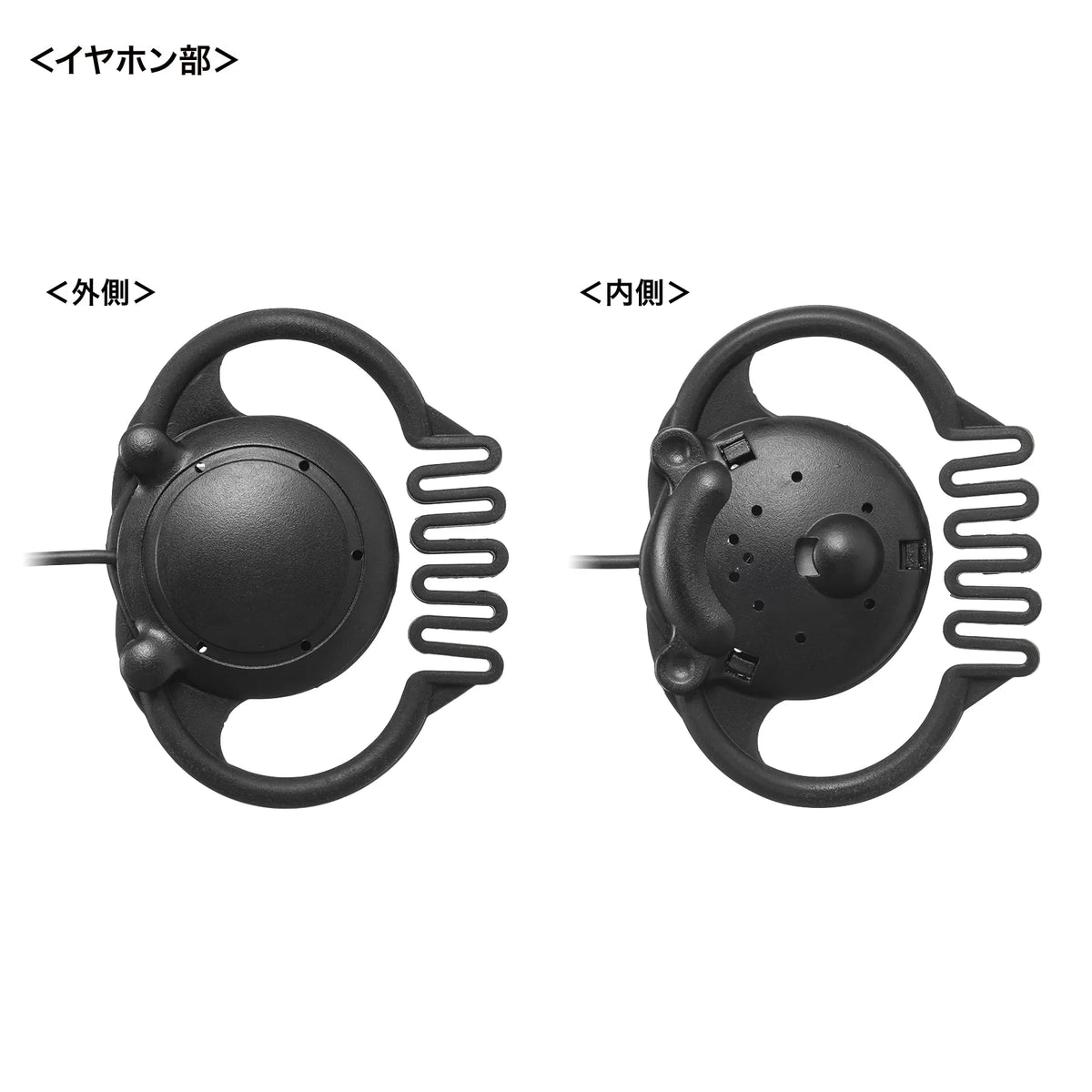 ワイヤレスガイド用イヤホン（子機用） MM-WGS5R-HP1