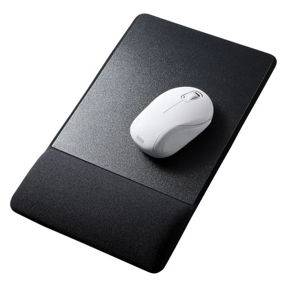 Mouse pad with wrist rest (cloth material, standard height, black) MPD-GELNNBK
