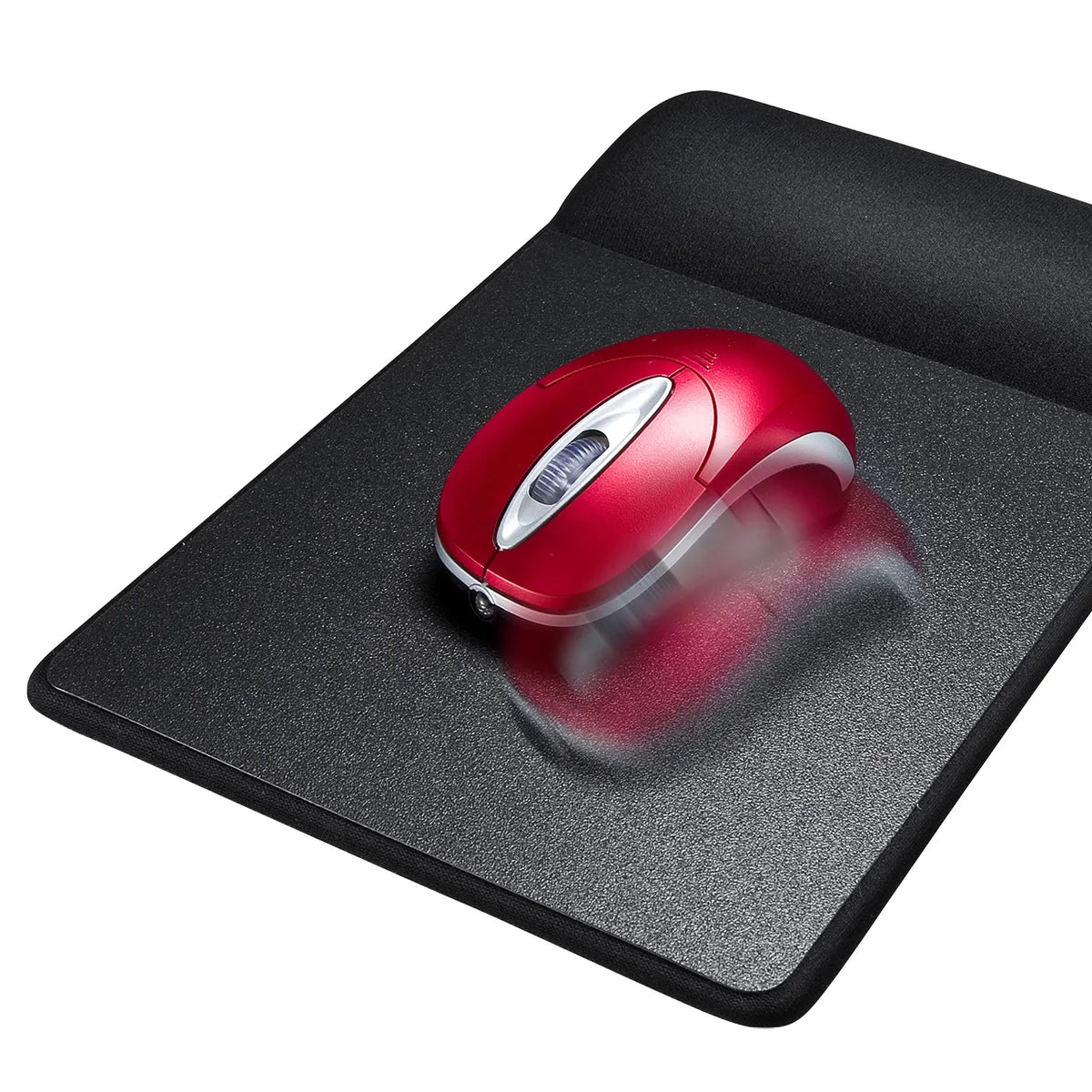Mouse pad with wrist rest (cloth material, standard height, black) MPD-GELNNBK