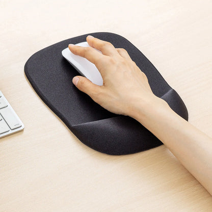 Mouse pad with memory foam wrist rest (black) MPD-MU1NBK2