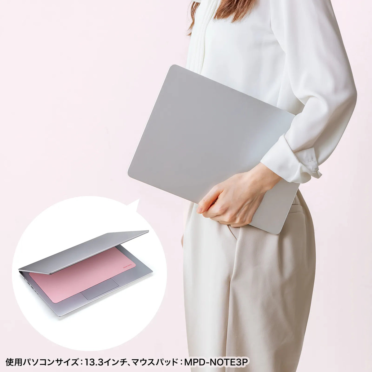 3-Way Mouse Pad for Laptops MPD-NOTE3BL
