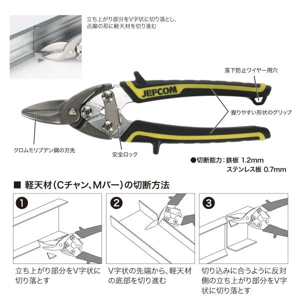 Metal cutting shears (mini) MS-19S