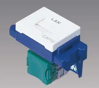 NR3160CW Advanced Information Modular Jack (CAT5E) (Recessed) (Ceramic White)