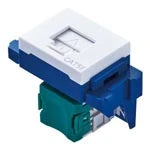 NR3160MCW SO-STYLE ぐっとすシリーズ情報モジュラジャック CAT5E 埋込型 マットセラミックホワイト