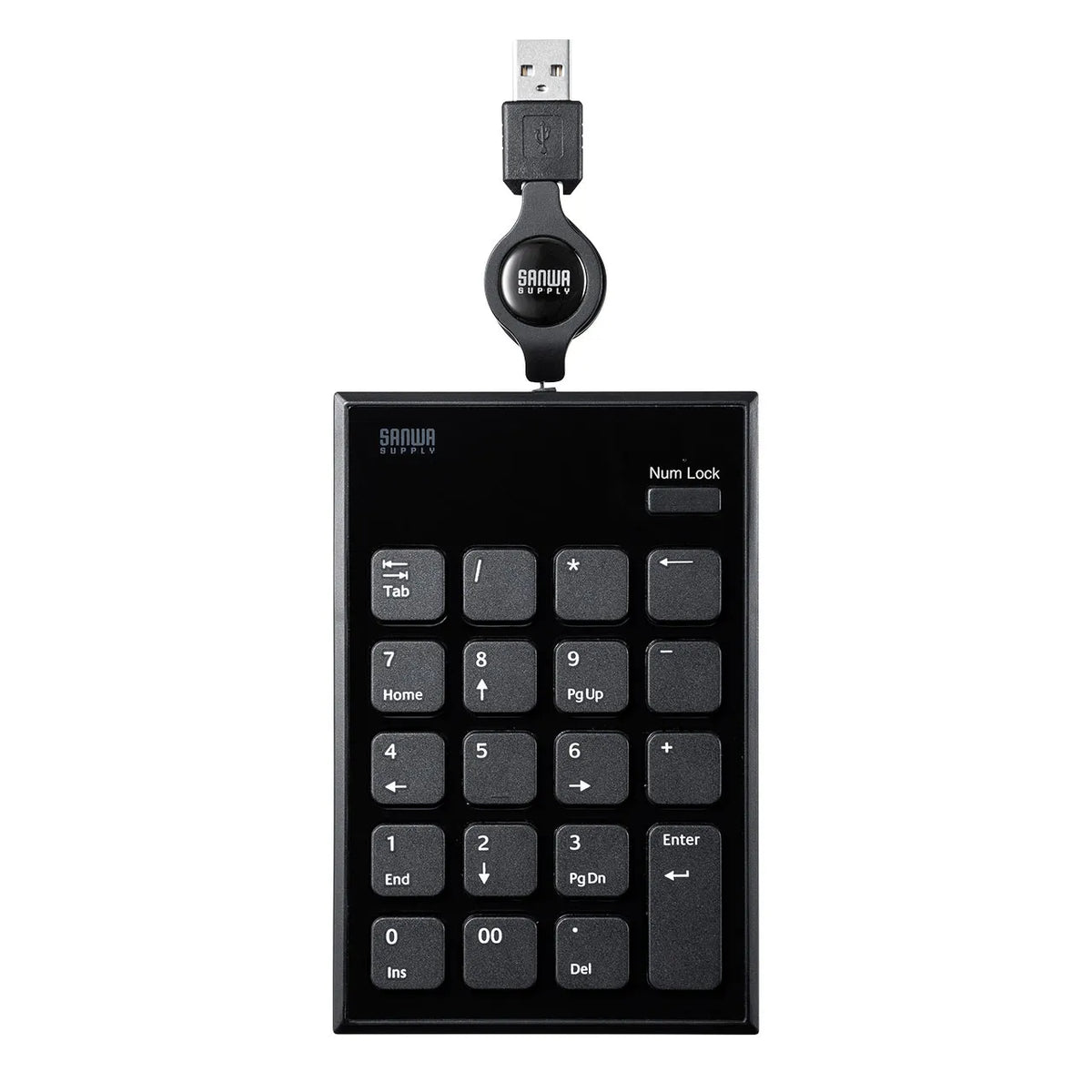 Retractable USB Numeric Keypad NT-21UBK