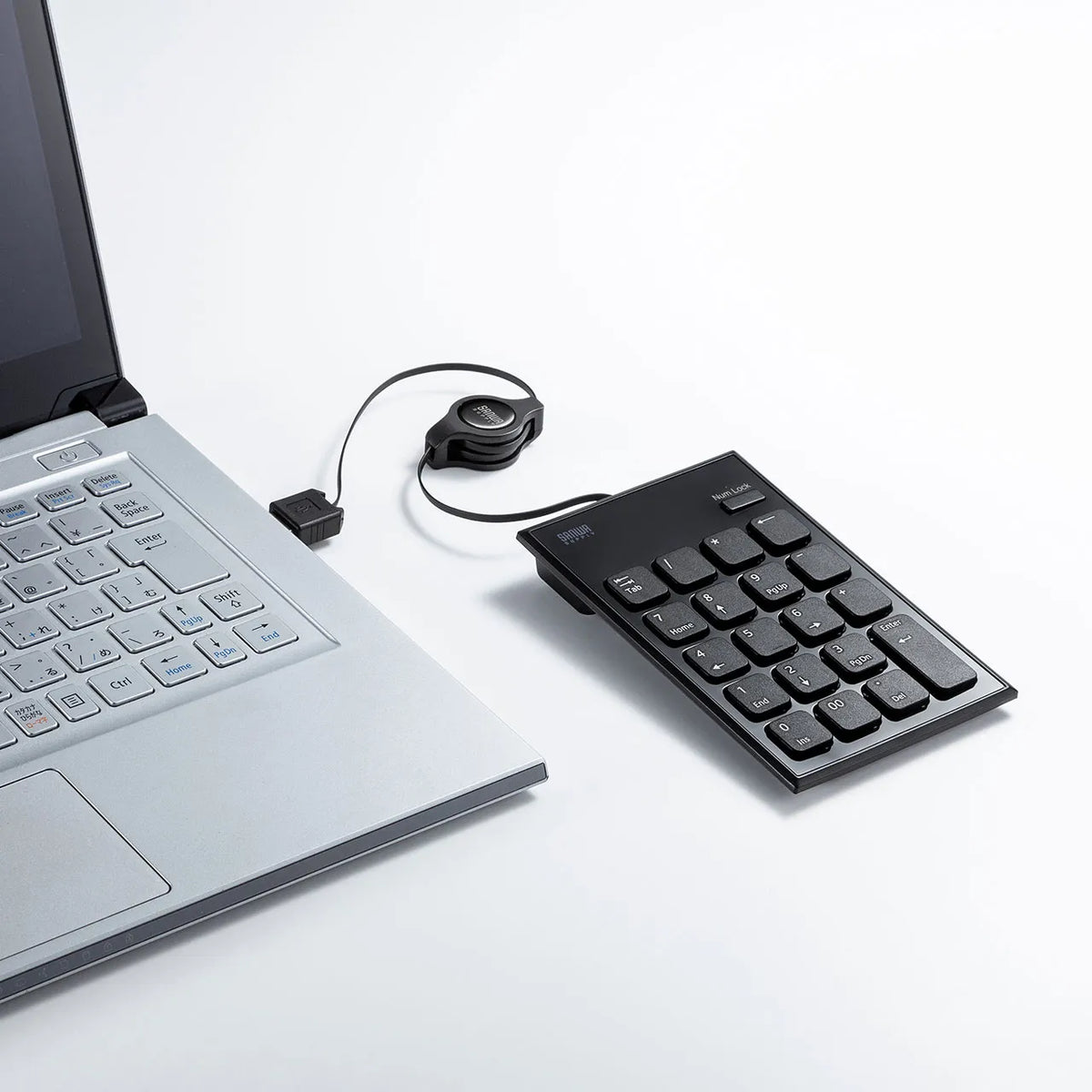 Retractable USB Numeric Keypad NT-21UBK