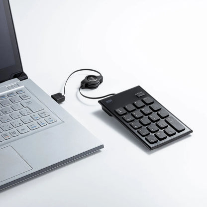 Retractable USB Numeric Keypad NT-21UBK