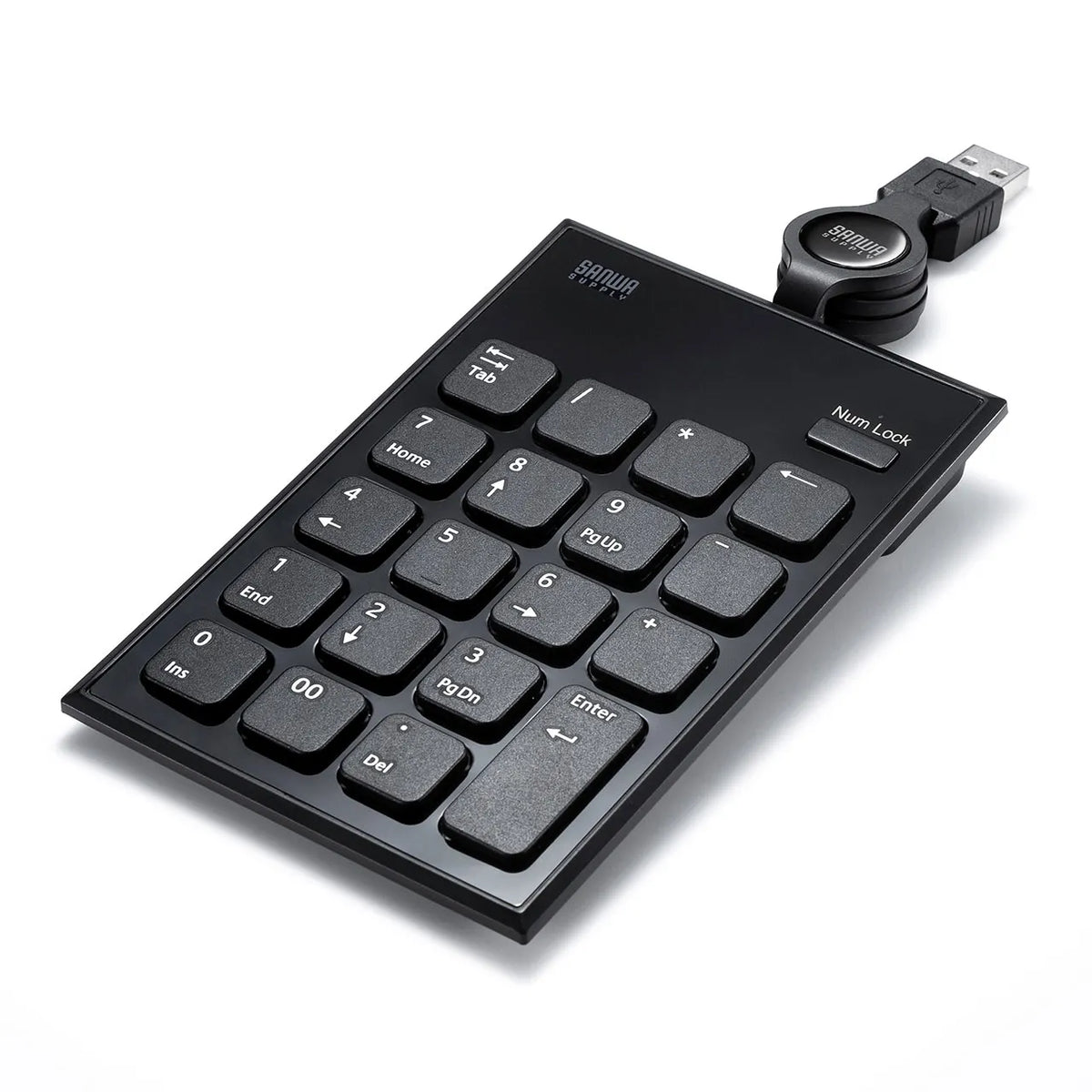Retractable USB Numeric Keypad NT-21UBK