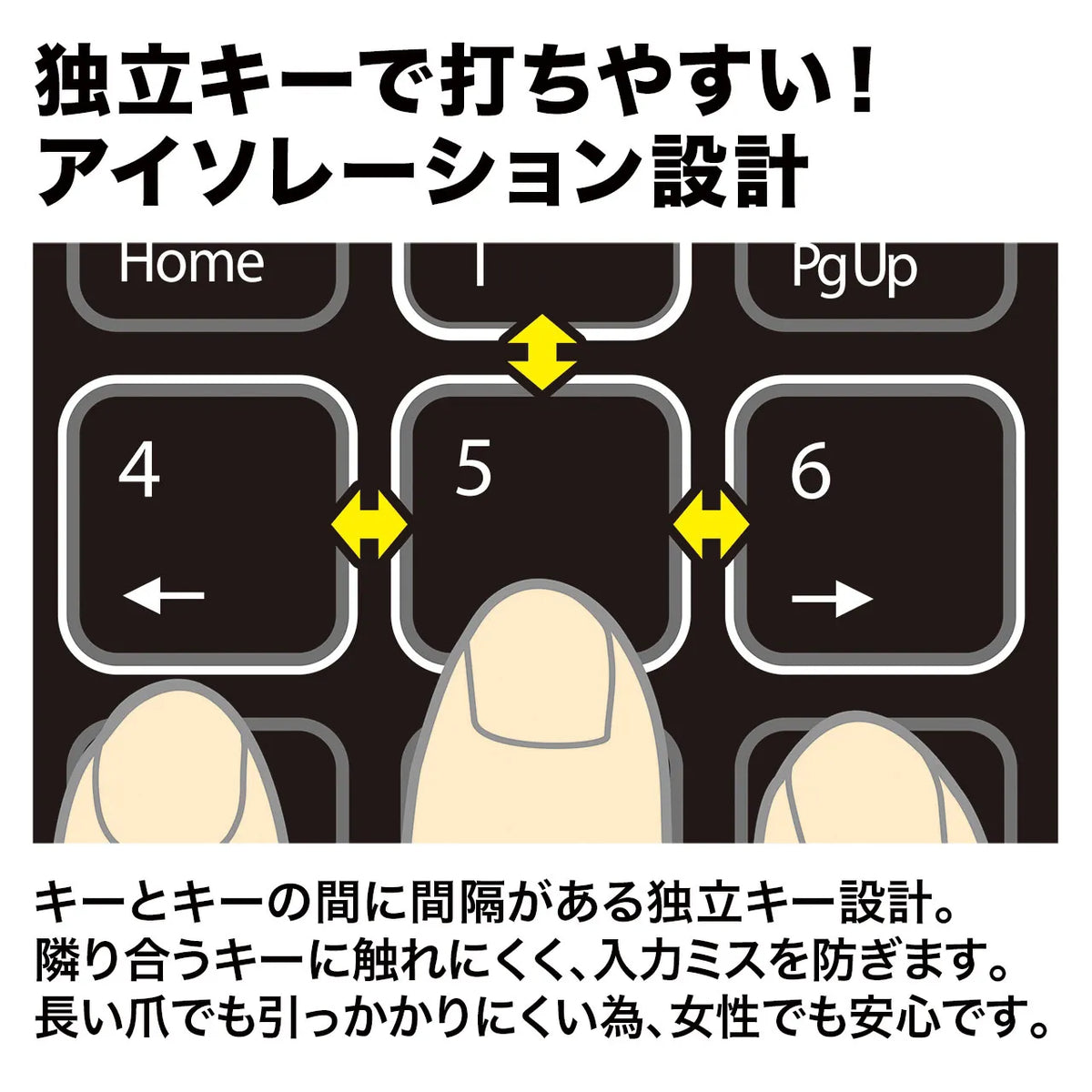 Silent USB Numeric Keypad NT-23UBK