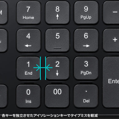 Spreadsheet USB numeric keypad NT-27UBK