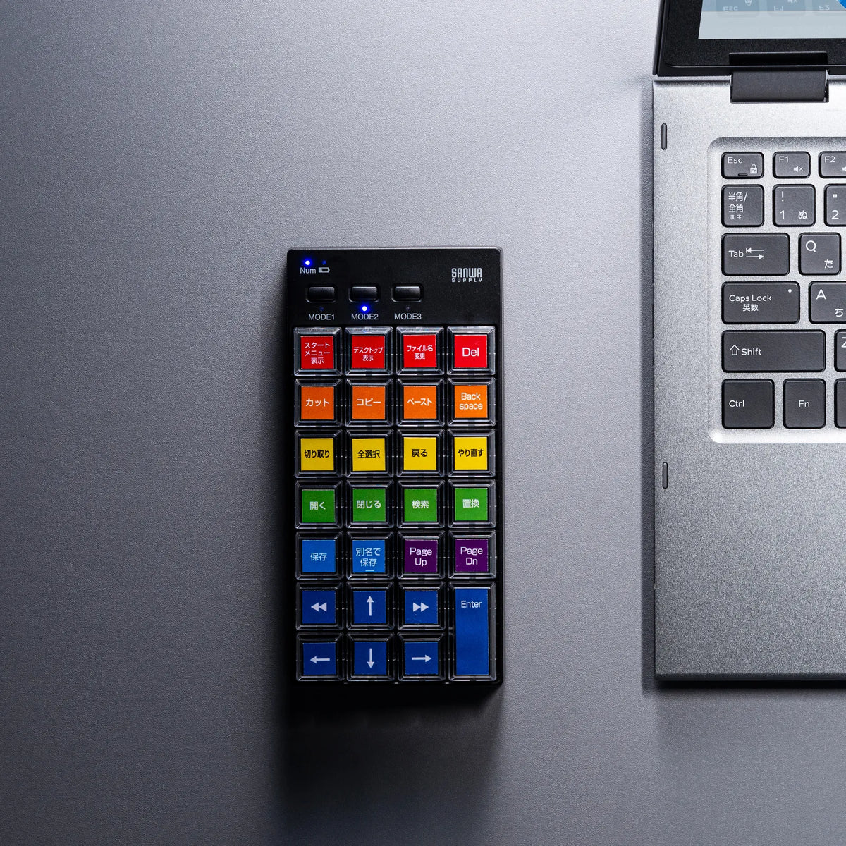 Programmable numeric keypad (Bluetooth model) NT-BT26BK