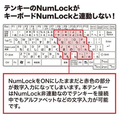 Wireless USB Numeric Keypad NT-WL21BK