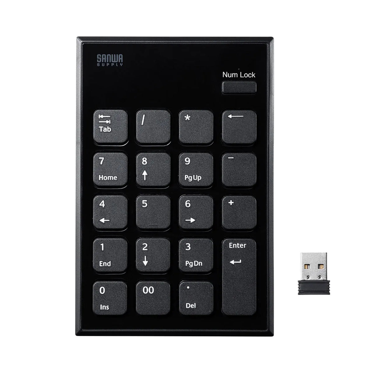 Silent Wireless Numeric Keypad NT-WL23BK