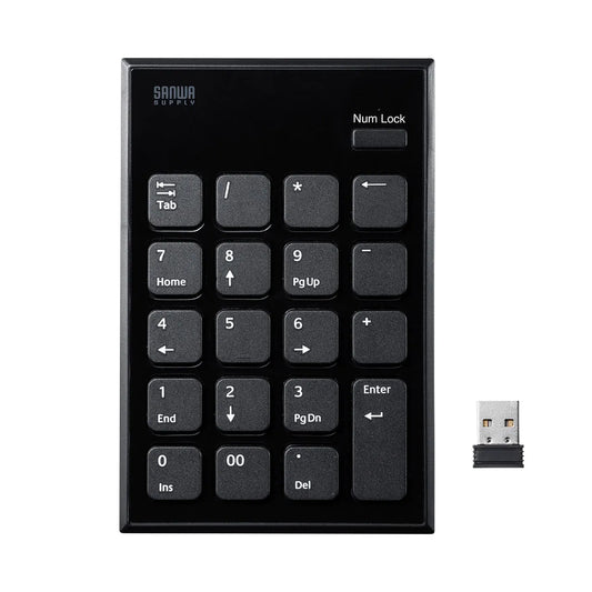 Silent Wireless Numeric Keypad NT-WL23BK