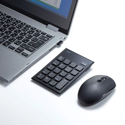 Silent Wireless Numeric Keypad Mouse Set NT-WL23SETBK