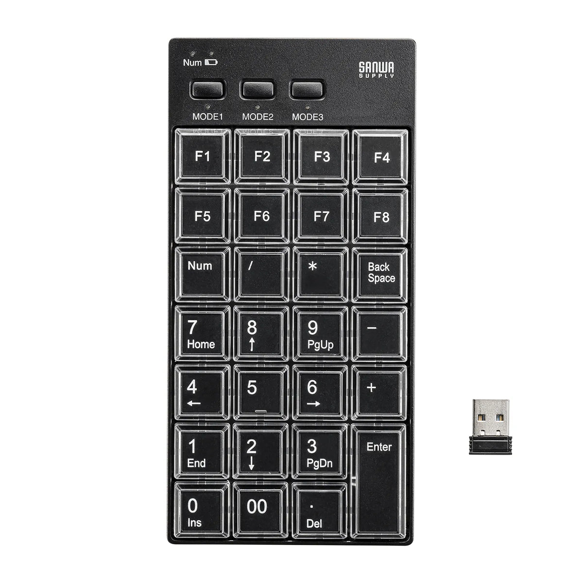 Programmable numeric keypad (2.4G model) NT-WL26BK