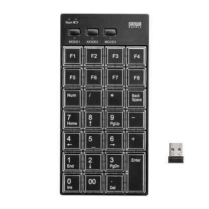 Programmable numeric keypad (2.4G model) NT-WL26BK