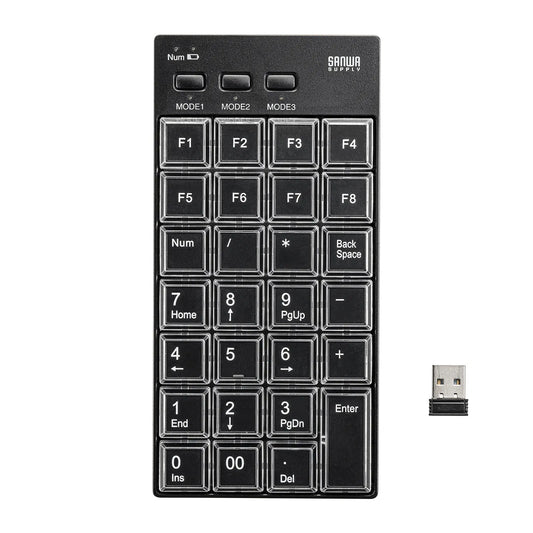 プログラマブルテンキー（2.4Gモデル） NT-WL26BK