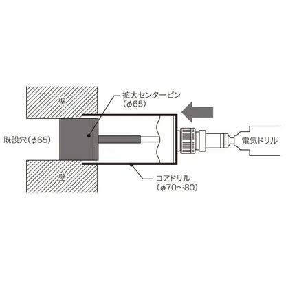 Magnifying center pin OP-65