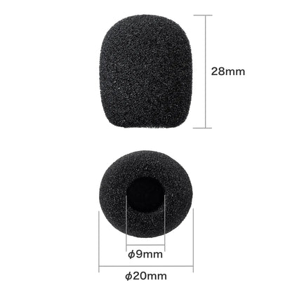 Sponge for portable megaphone head microphone (10 pieces) P-SP-CV2