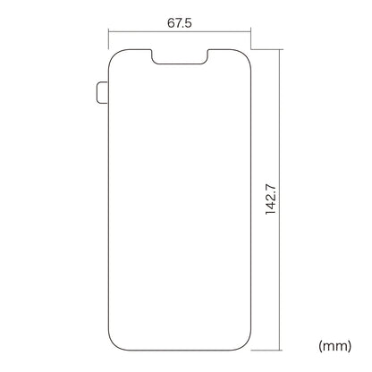 Apple iPhone 16e用液晶保護反射防止フィルム PDA-FIP16E