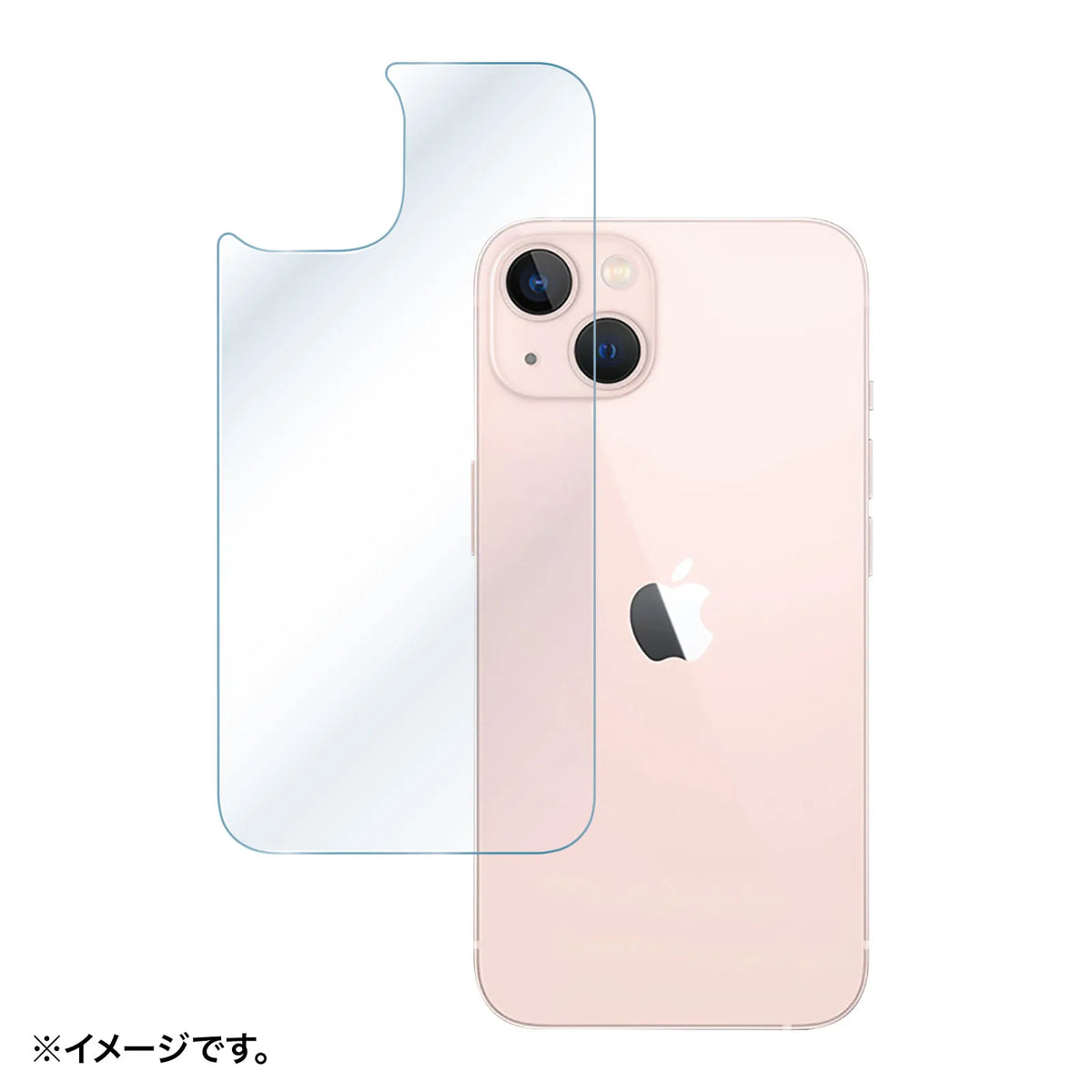 Apple iPhone 13 Back Protection Anti-Fingerprint Glossy Film PDA-FIPH21PBS