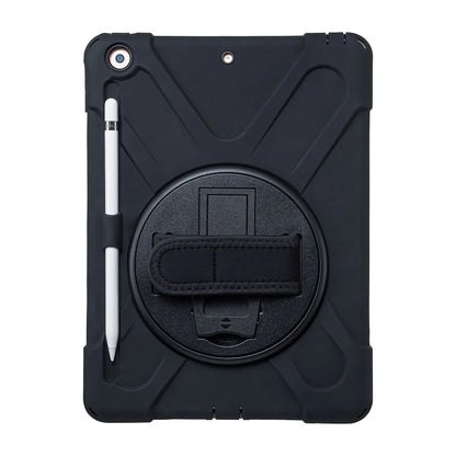 iPad 10.2インチ 耐衝撃ケース（ハンドル、スタンド、ショルダーベルト付き） PDA-IPAD1617BK
