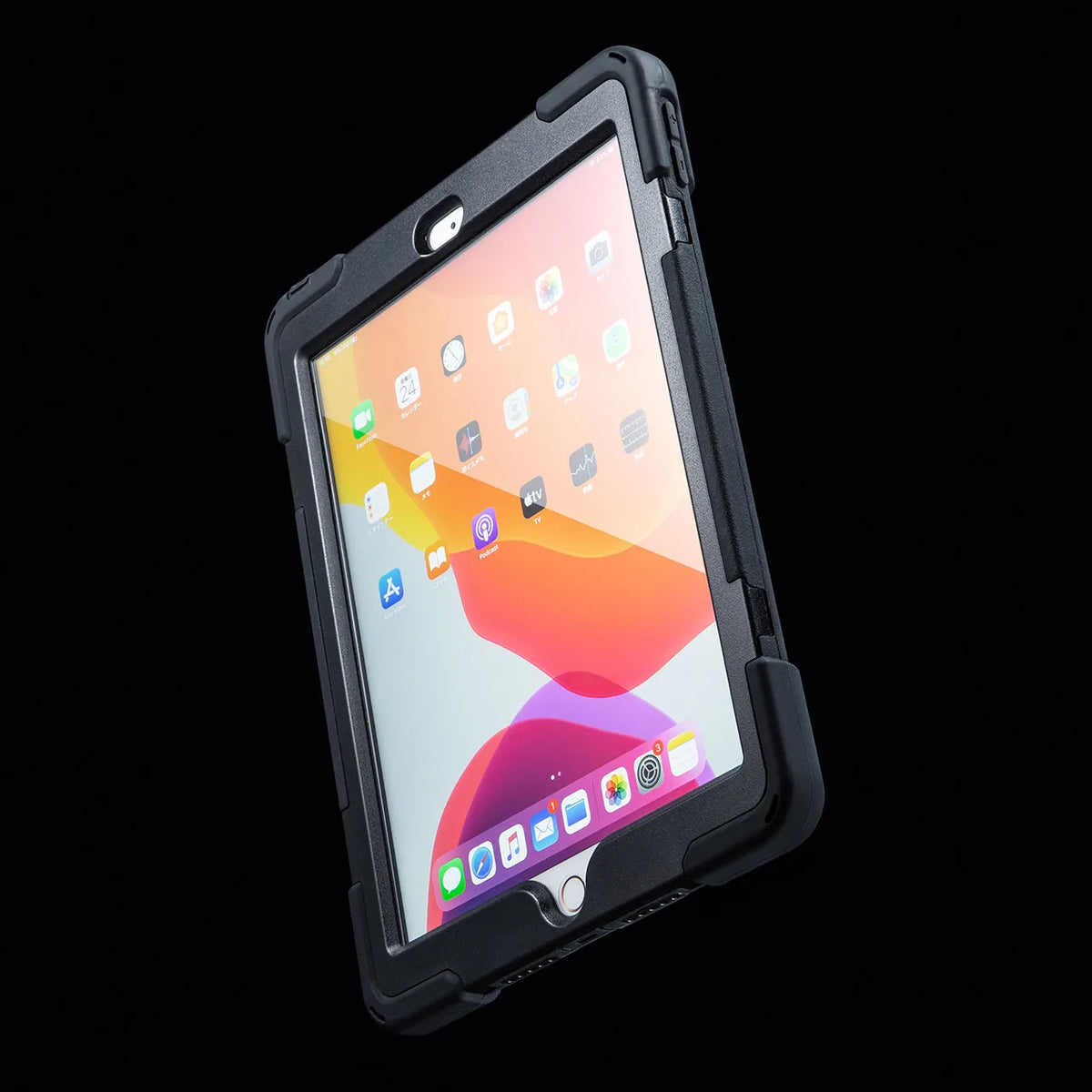 iPad 10.2-inch Shockproof Case with Front Protective Filter PDA-IPAD1620BK