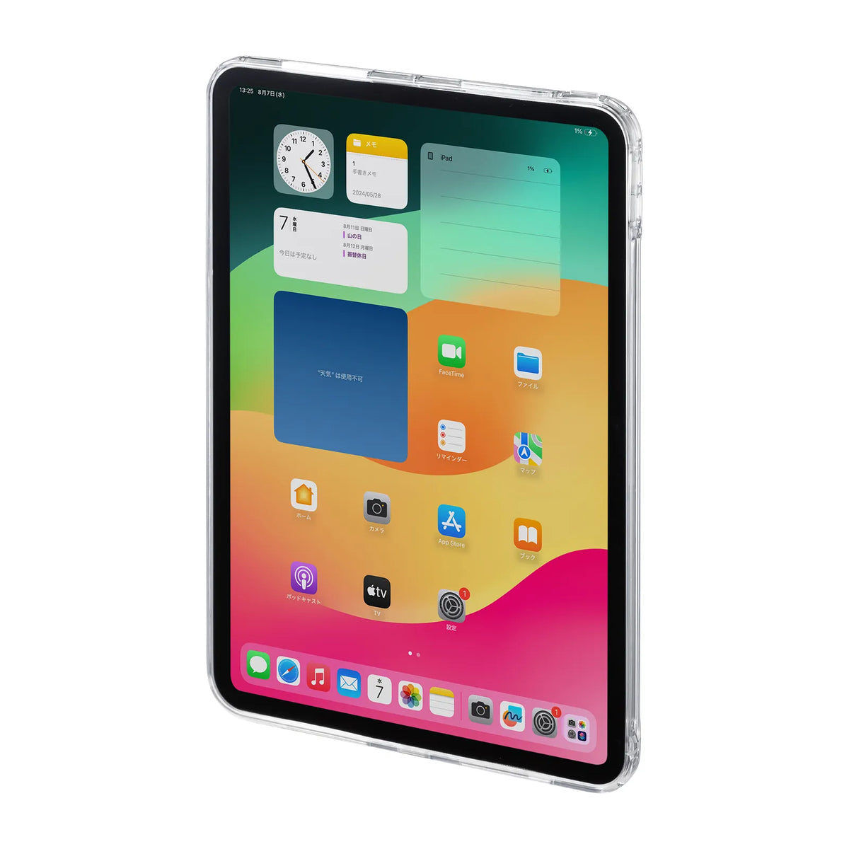 Clear hard case for iPad Pro 11-inch (M4/2024) PDA-IPAD1702CL2