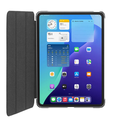 Soft leather case for iPad Pro 11-inch (M4/2024) (Black) PDA-IPAD1707BK2