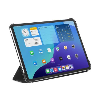 Soft leather case for iPad Pro 11-inch (M4/2024) (Black) PDA-IPAD1707BK2
