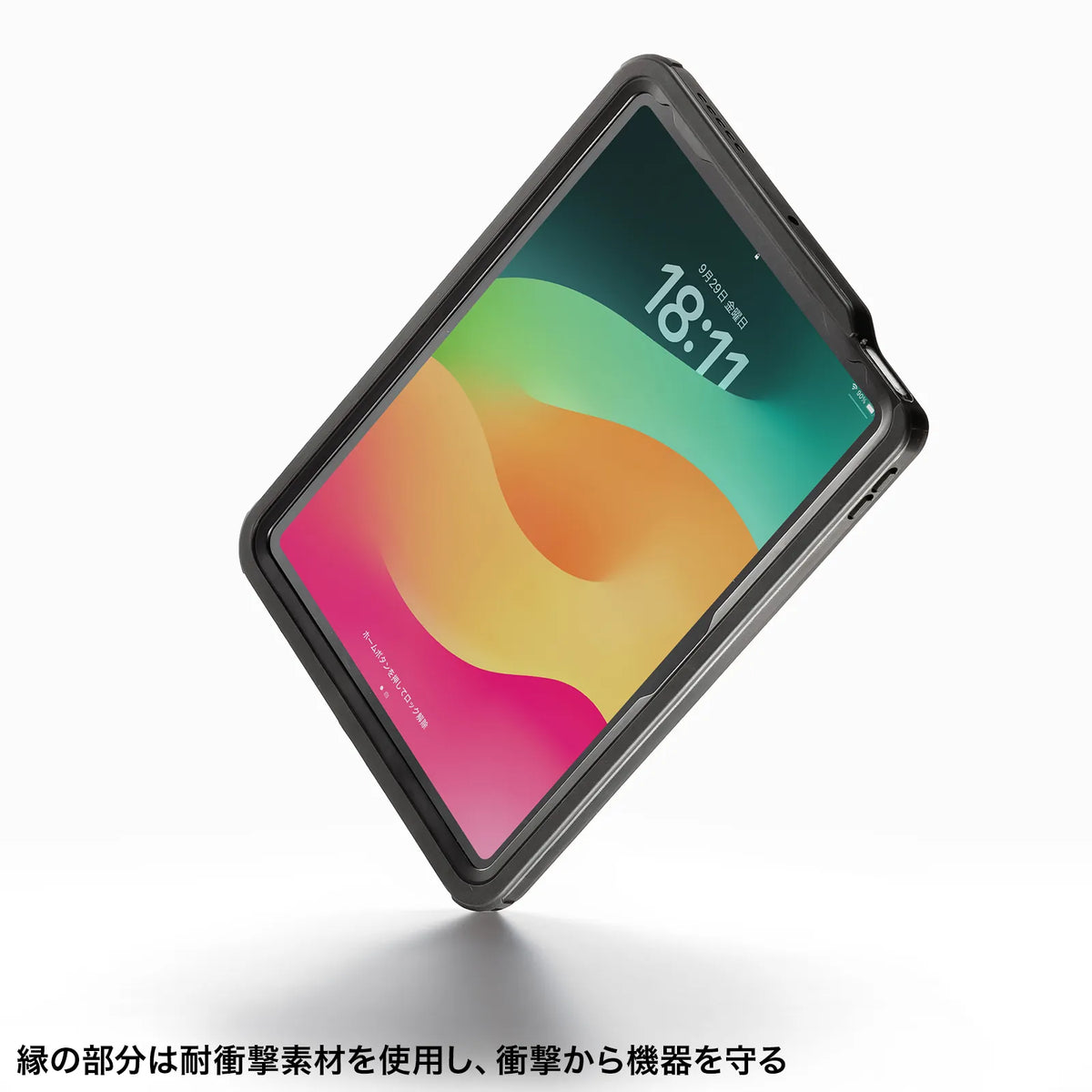 iPad Air 11インチ（M2/2024）用耐衝撃防水ケース PDA-IPAD17162