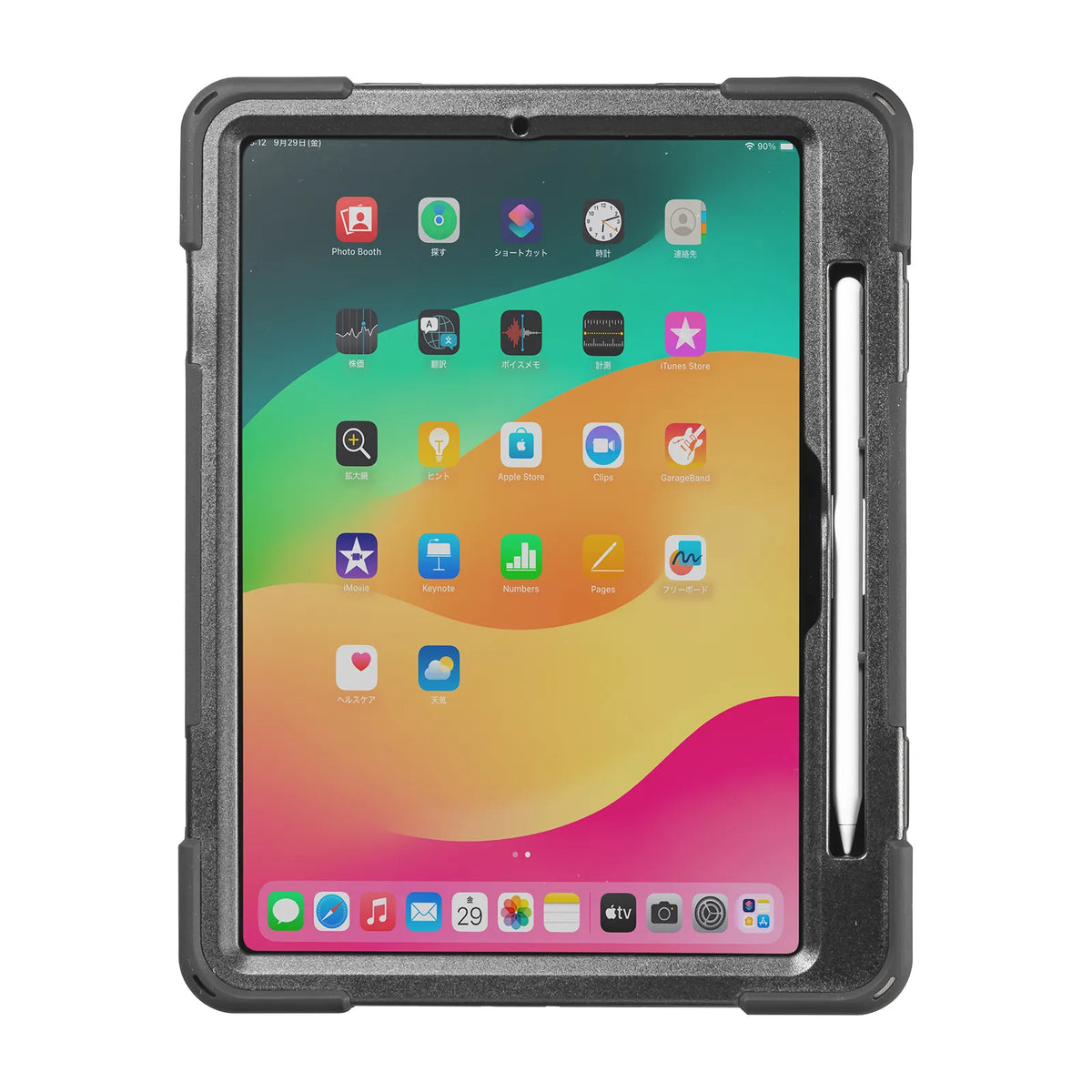 iPad Pro 11インチ（M4/2024）用耐衝撃ケース PDA-IPAD1717BK3