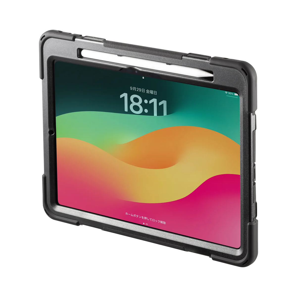 iPad Pro 11インチ（M4/2024）用耐衝撃ケース PDA-IPAD1717BK3