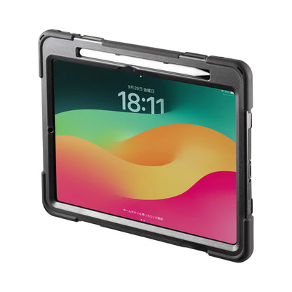 iPad Pro 11インチ（M4/2024）用耐衝撃ケース PDA-IPAD1717BK3