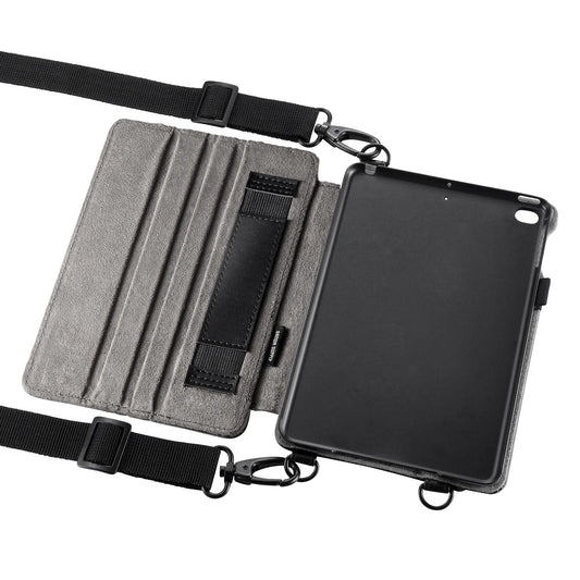 iPad mini スタンド機能付きショルダーベルトケース PDA-IPAD1812