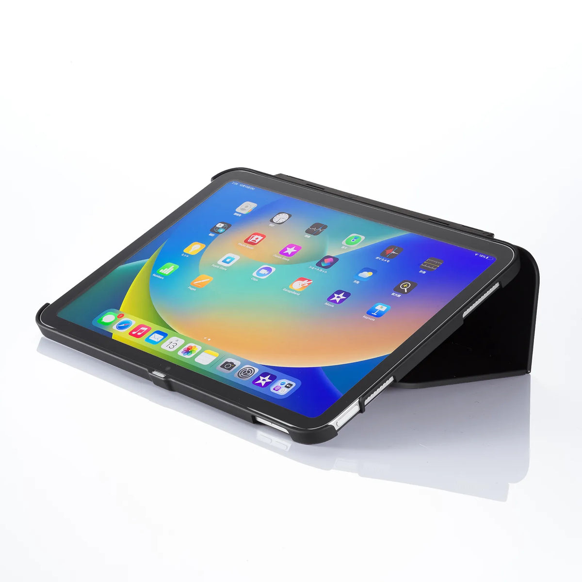Hard case for 10th generation iPad 10.9-inch (stand type, black) PDA-IPAD1904BK