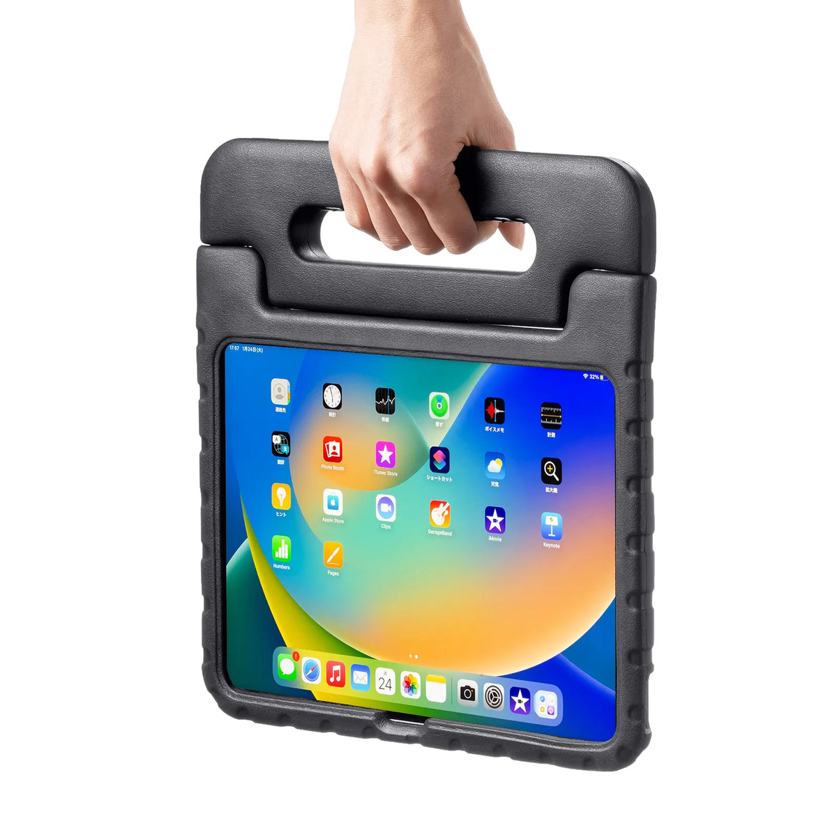 Shock-absorbing case for 10th generation iPad 10.9-inch (black) PDA-IPAD1905BK