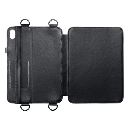 iPad10.9インチ用スタンド機能付きショルダーベルトケース PDA-IPAD1912BK