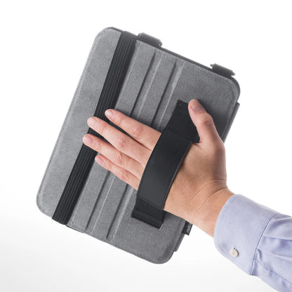 iPad10.9インチ用スタンド機能付きショルダーベルトケース PDA-IPAD1912BK