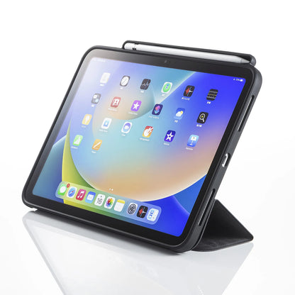 iPad10.9インチ Apple Pencil第1世代収納ポケット付きケース PDA-IPAD1914BK