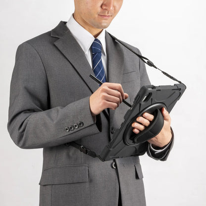 Shockproof case for iPad 10.9-inch (with handle, stand, and shoulder strap) PDA-IPAD1917BK