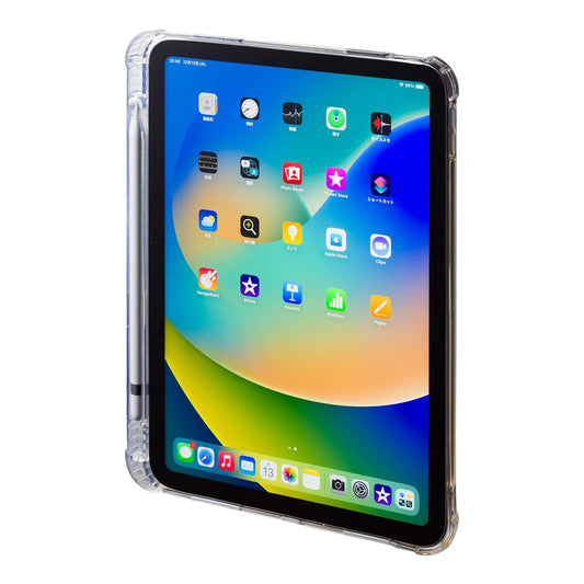 Clear cover with pen storage pocket for 10th generation iPad 10.9-inch PDA-IPAD1918CL
