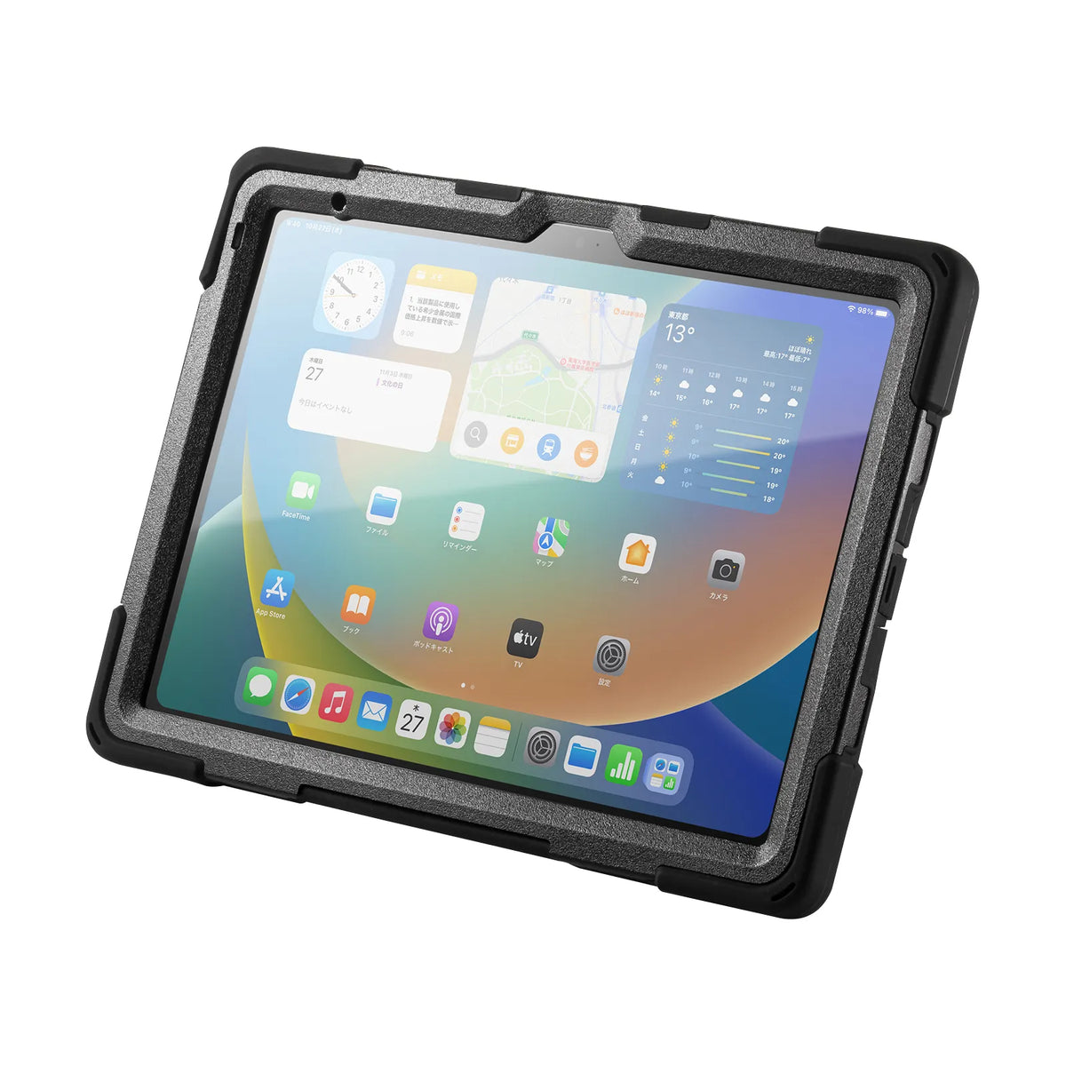 Shockproof case with front protective filter for iPad 10.9-inch PDA-IPAD1920BK